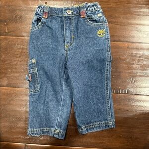 Timberland Kids Blue Denim Cargo Pants